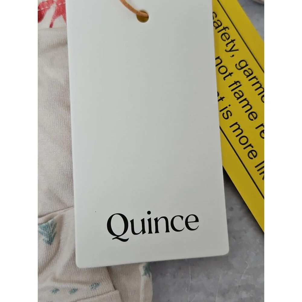 NWT Quince Pajama Set Toddler Pajamas Sz 18 -24  Months Unisex